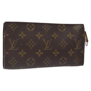 LOUIS VUITTON Monogram Bucket GM Accessory Pouch LV Auth 119044